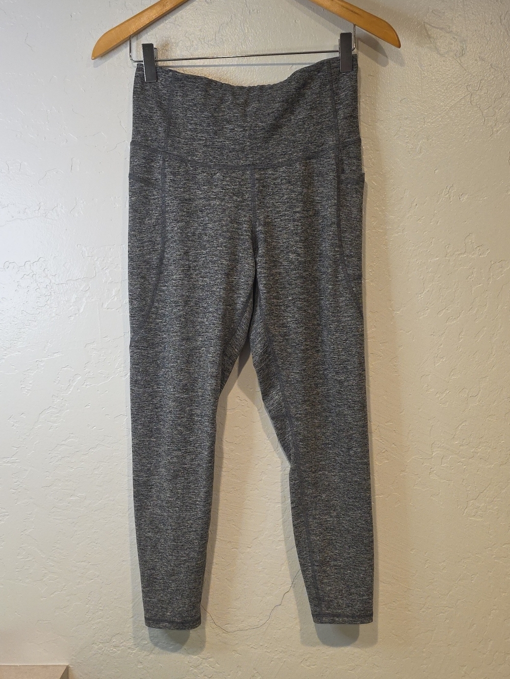 Champion High-Waist Performance Leggings - Gray